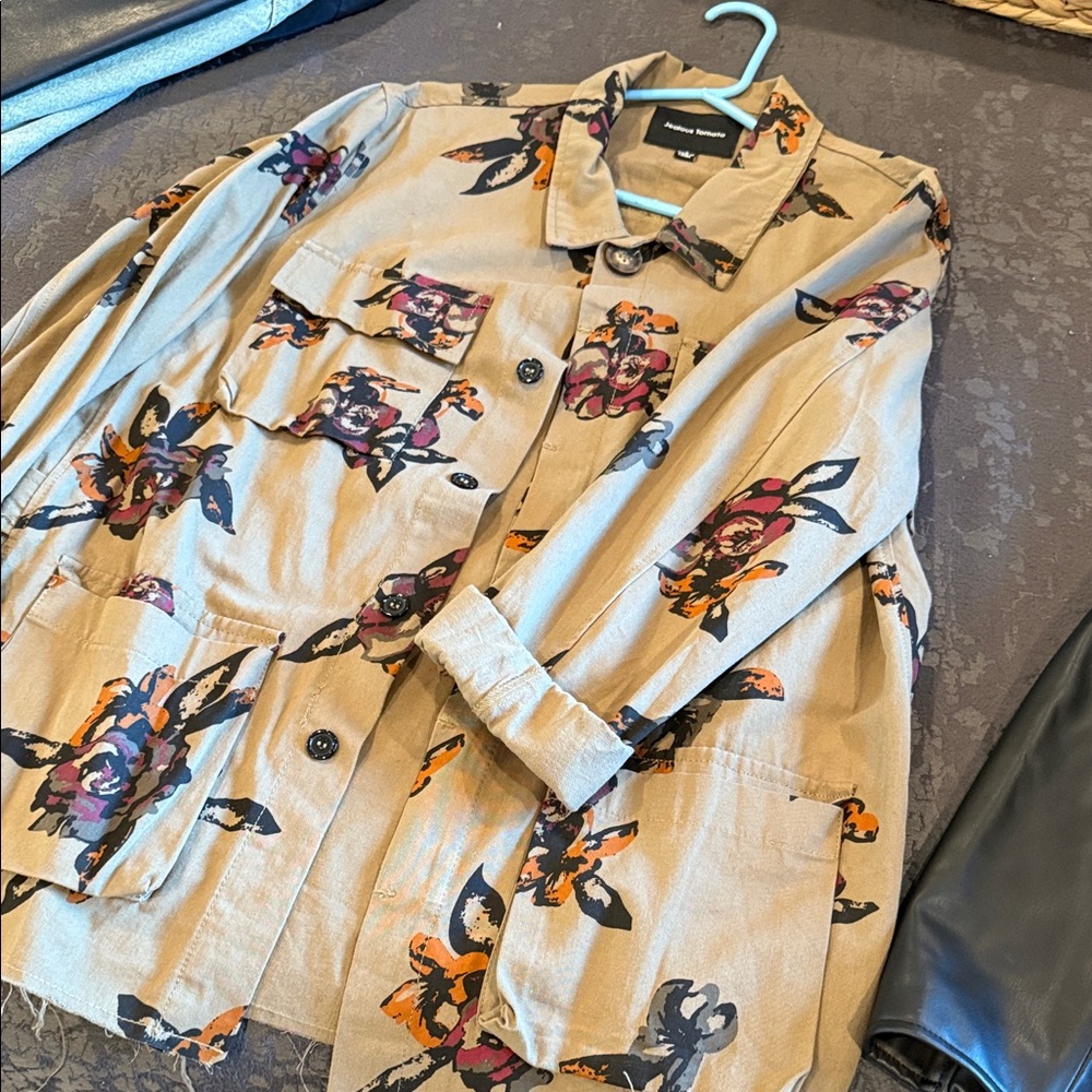 Jealous Tomato Multicolor Floral Jacket